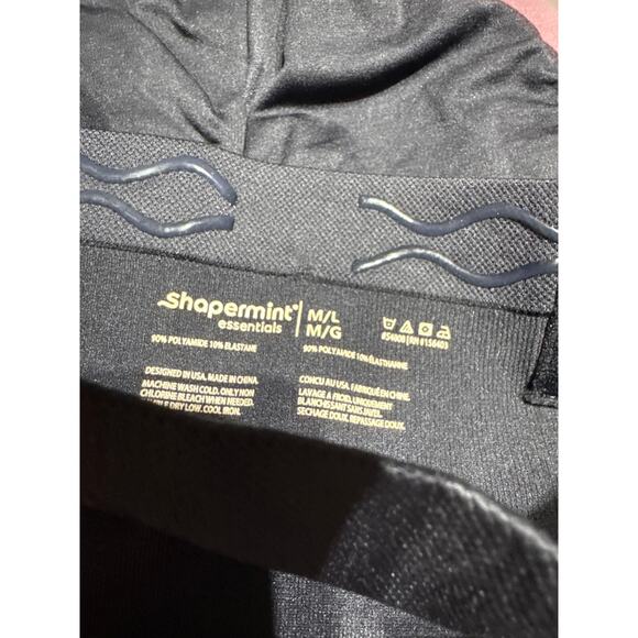 Shapermint Women's Size M/L Black All Day High Waisted Shaper Bottoms Shapewear - Picture 10 of 12